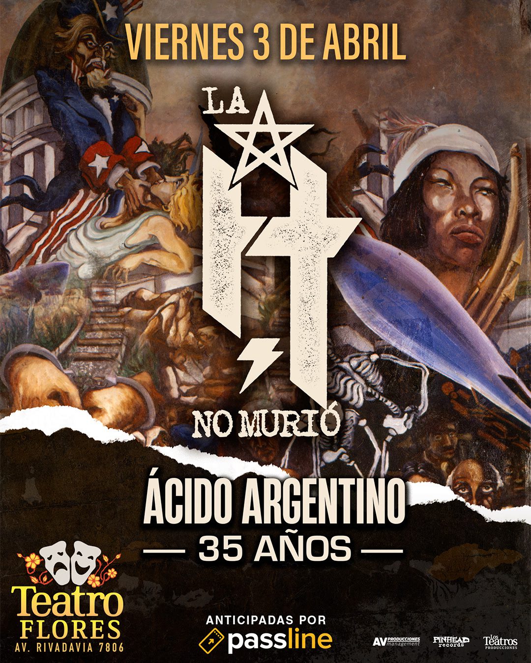 LA H NO MURIÓ CELEBRA LOS 35 AÑOS DE SU EMBLEMÁTICO ÁLBUM ACIDO ARGENTINO