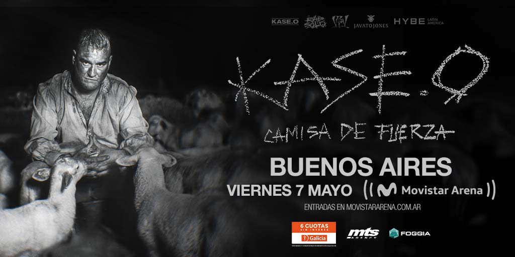 Kase. O vuelve a la Argentina con su nuevo disco “Camisa de Fuerza”