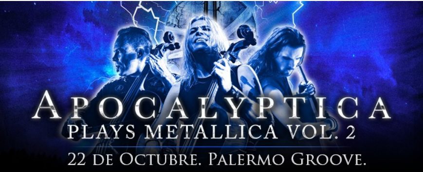 Apocalyptica llega a Argentina con “Plays Metallica Vol. 2”